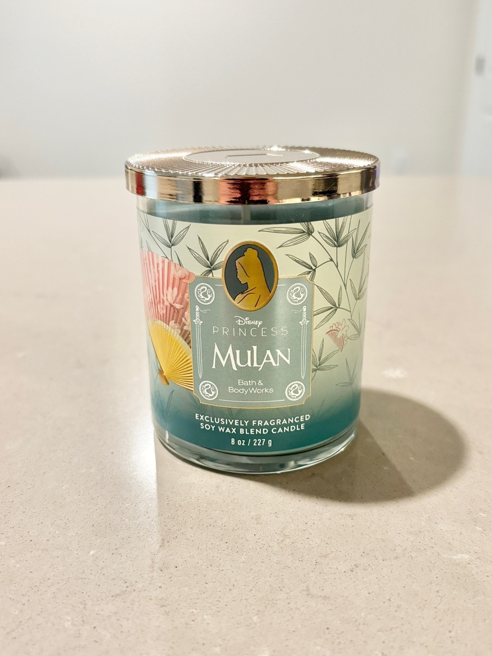 Bath & Body Works Disney Princess Mulan Candle Limited Edition New